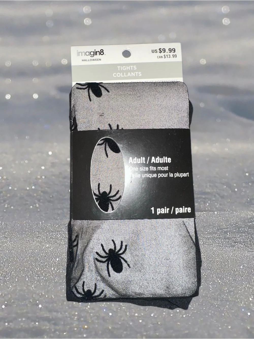 3 Pack Bundle: Leg Avenue Black Fishnet Hosiery, Disney Mermaid, Spider Sheer